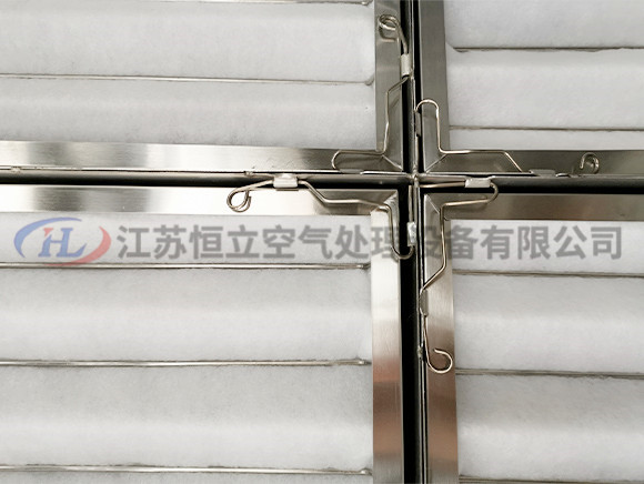 初效不銹鋼鹽霧過濾器卡簧細節圖